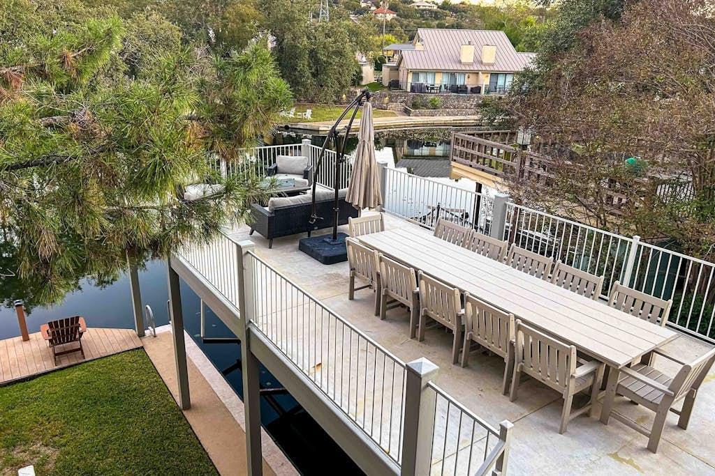 Waterfront, dog-friendly home with lake views, private boat dock