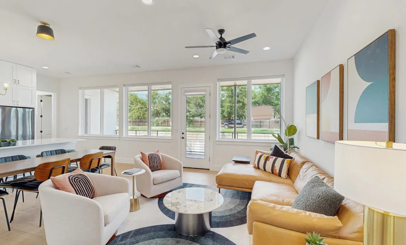 Multilevel spacious home with water access, full kitchen, balcony and BBQ