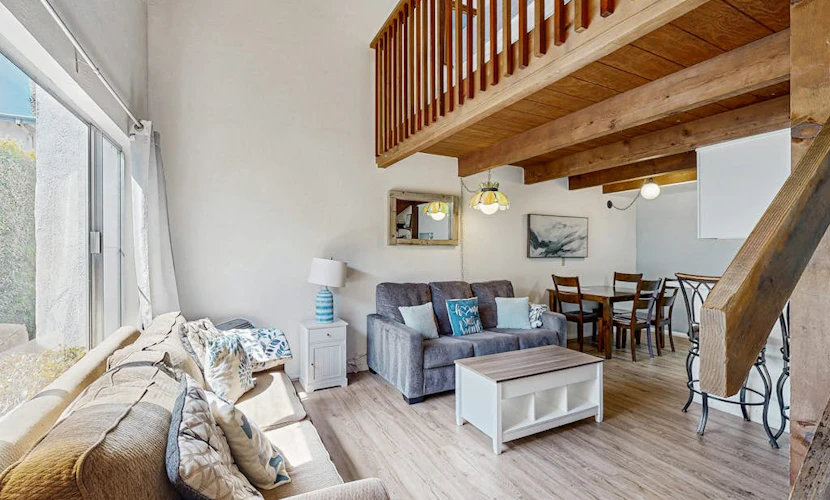 Fun and retro split-level studio conveniently close to Santa Barbara