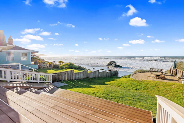 Lovely Beachfront Home with Stunning Ocean Views & Private Yard