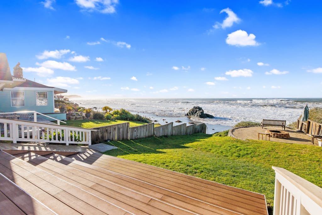 Lovely Beachfront Home with Stunning Ocean Views & Private Yard