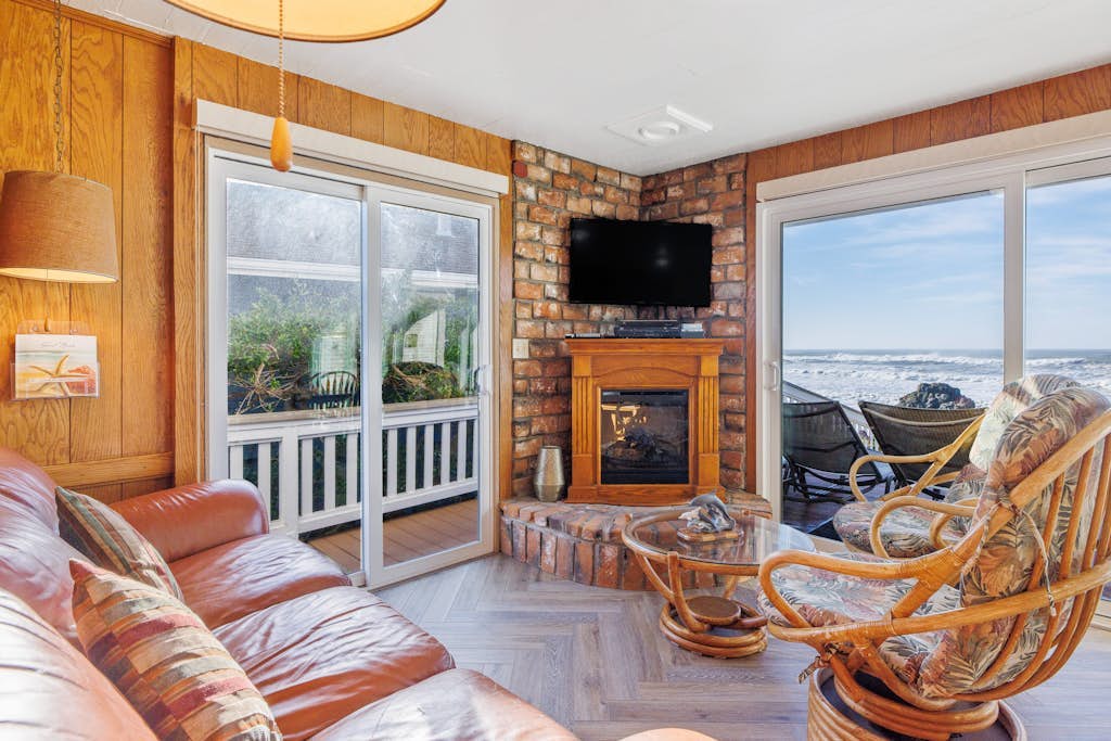 Lovely Beachfront Home with Stunning Ocean Views & Private Yard