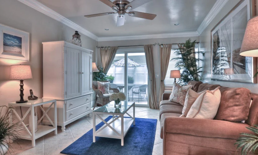 Chic Pier Bowl condo with patio - only 1 block to the beach
