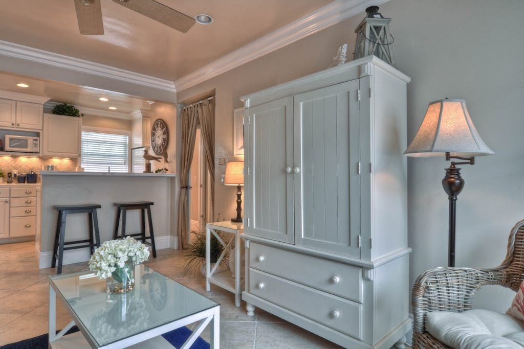 Chic Pier Bowl condo with patio - only 1 block to the beach