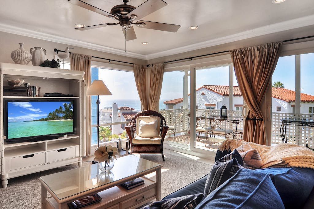 Four condos in the same building, just one block from beach & pier