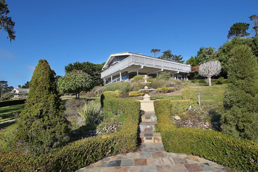 Palatial all-suite Pebble Beach estate with ocean views on 1 acre