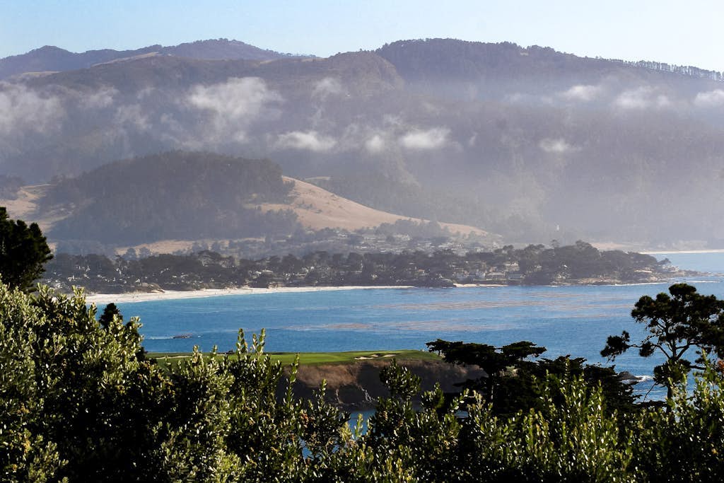 Palatial all-suite Pebble Beach estate with ocean views on 1 acre