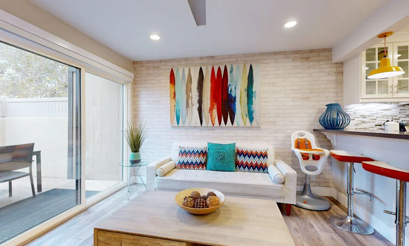 Colorful & contemporary condo with patio & washer/dryer - watch the fireworks