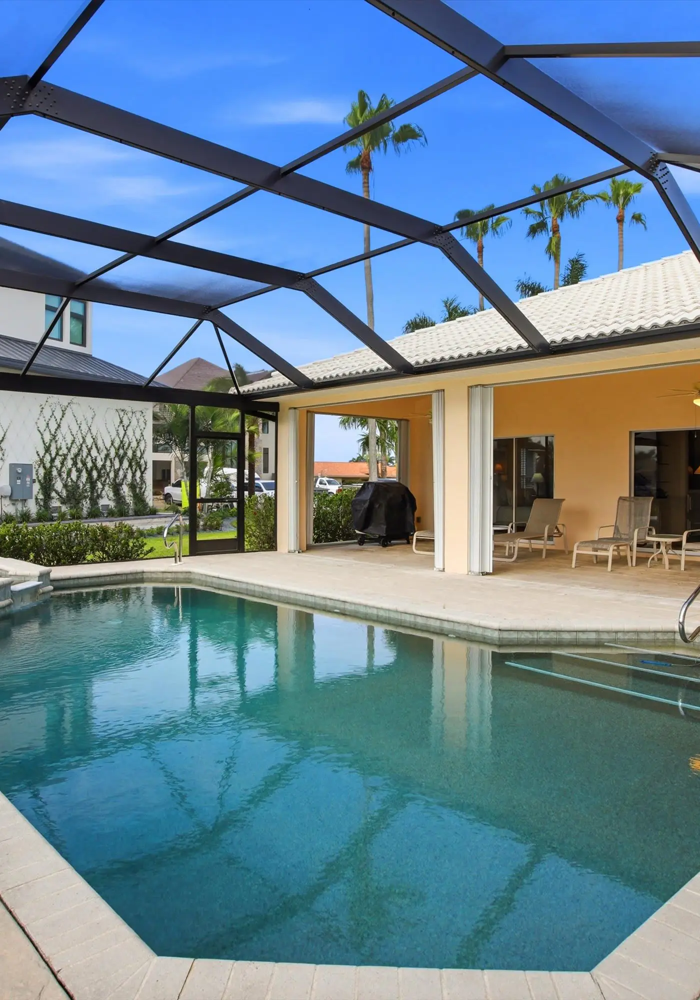 Gorgeous home with private pool & outdoor space, dock