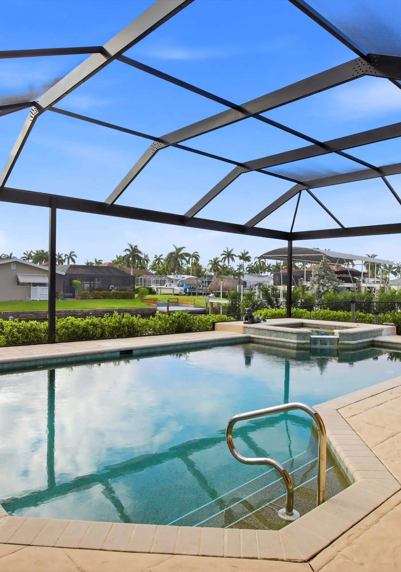 Gorgeous home with private pool & outdoor space, dock