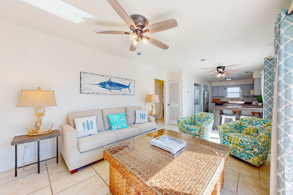 Family Friendly Condo across from Beach with Balcony