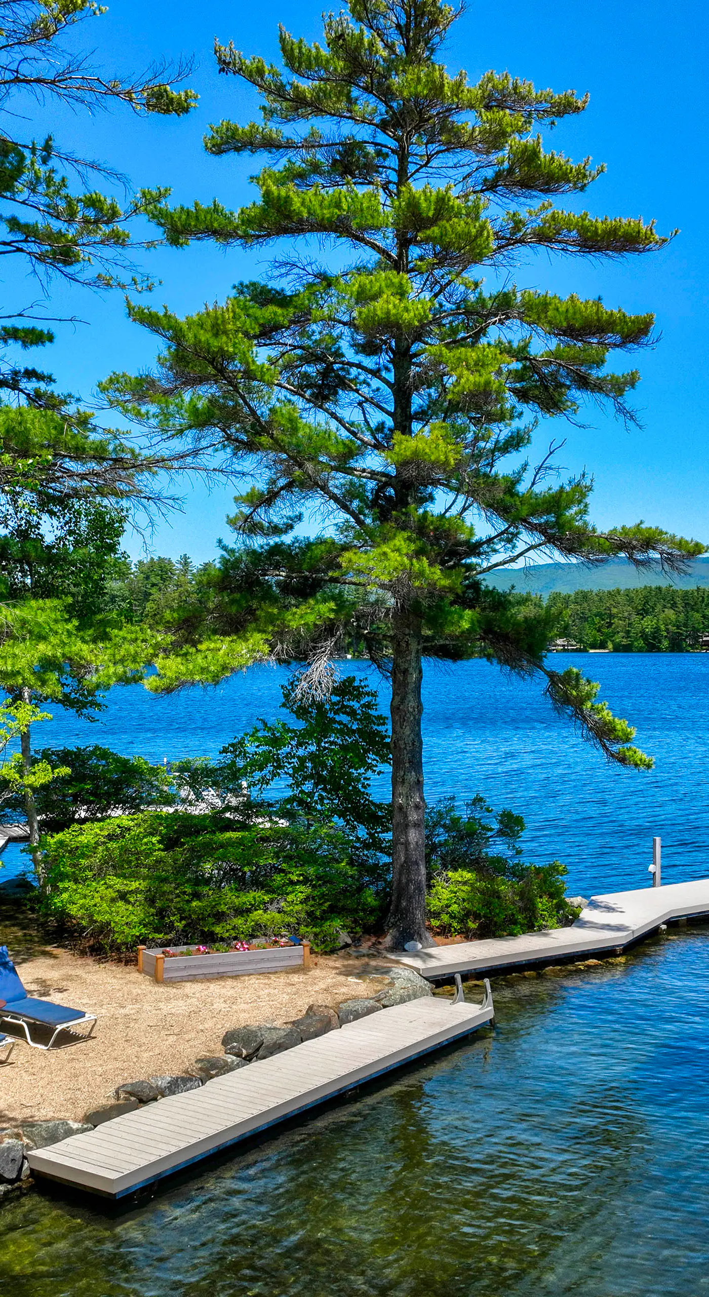 Beach & Mtn Views! Lakefront Moultonborough Home
