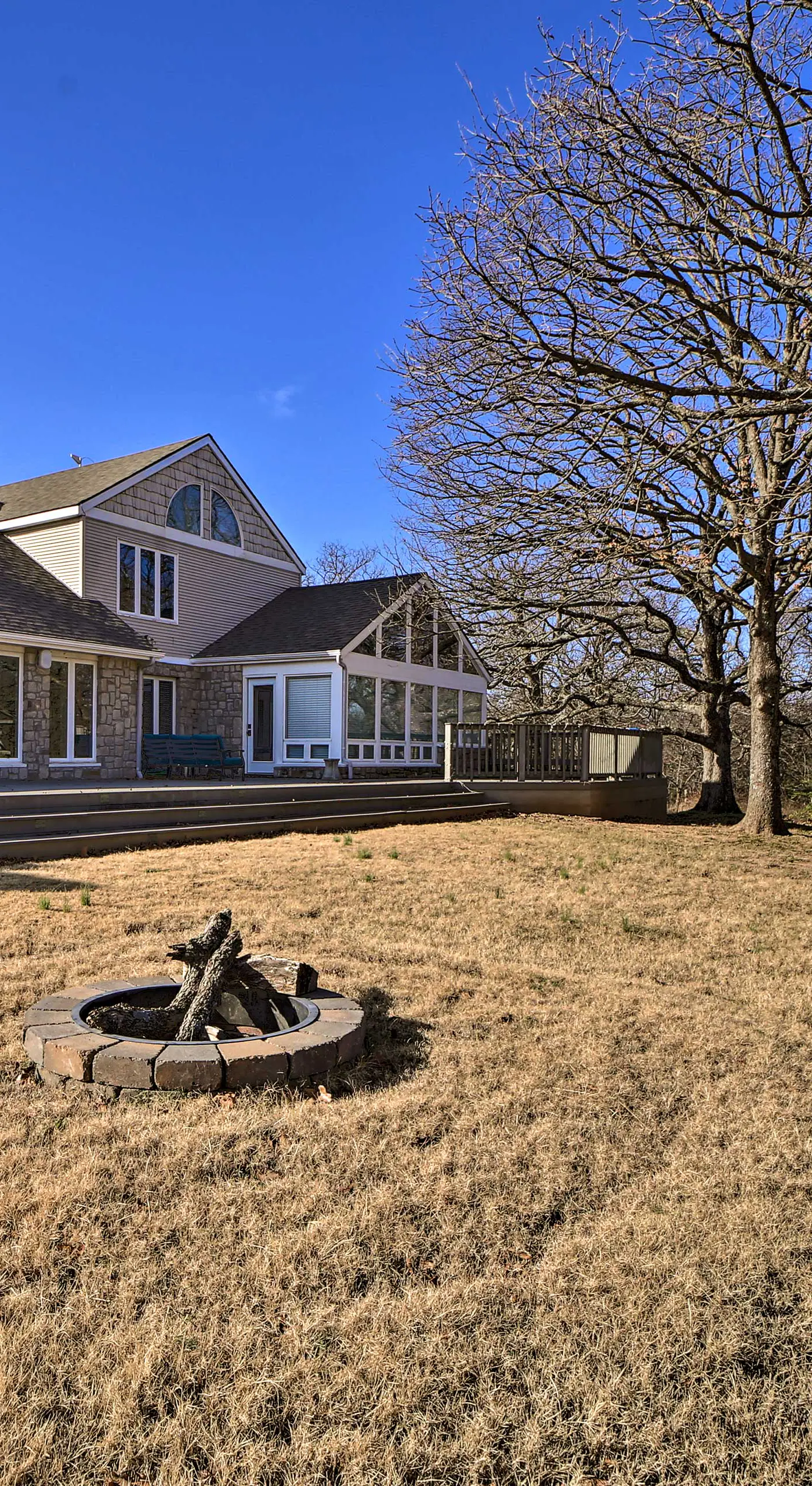 Grand Tulsa Getaway with Private Pond, Dock & Deck