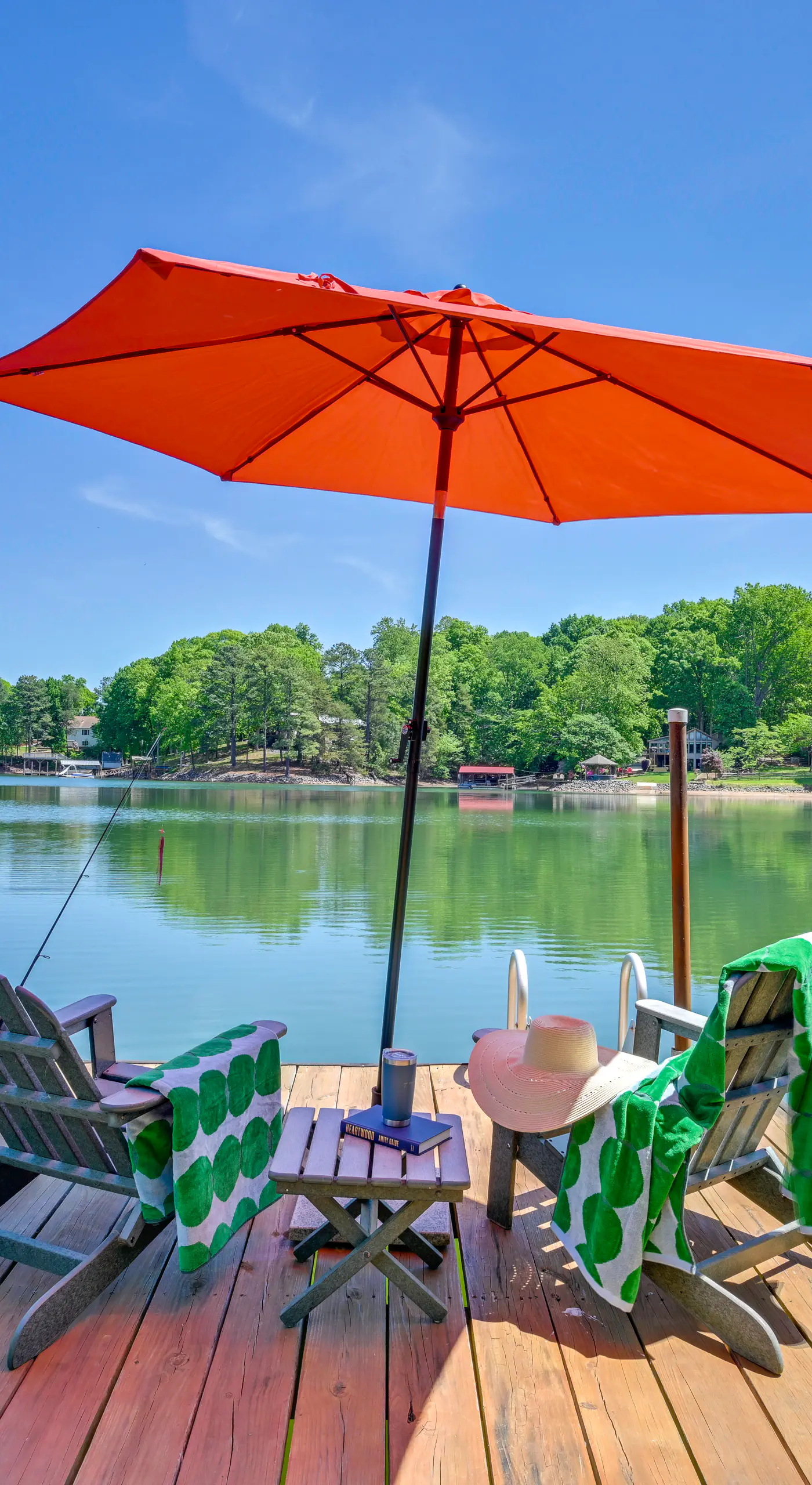 Dock & Pavilion! Lake Norman Retreat on Quiet Cove