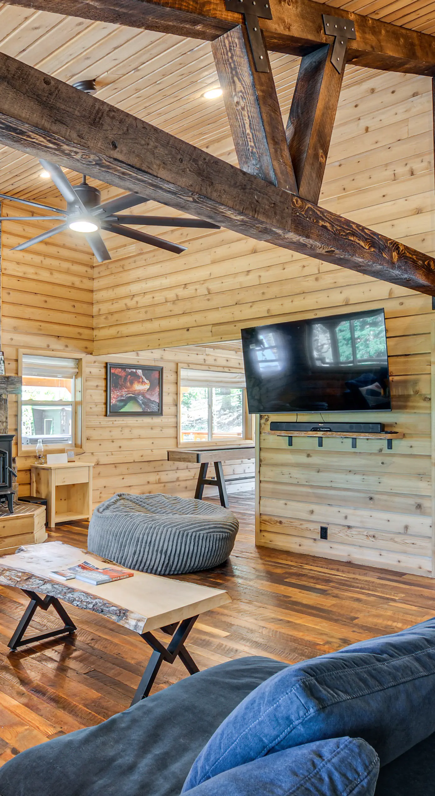 Fire Pit + Sauna: Inviting Utah Cabin