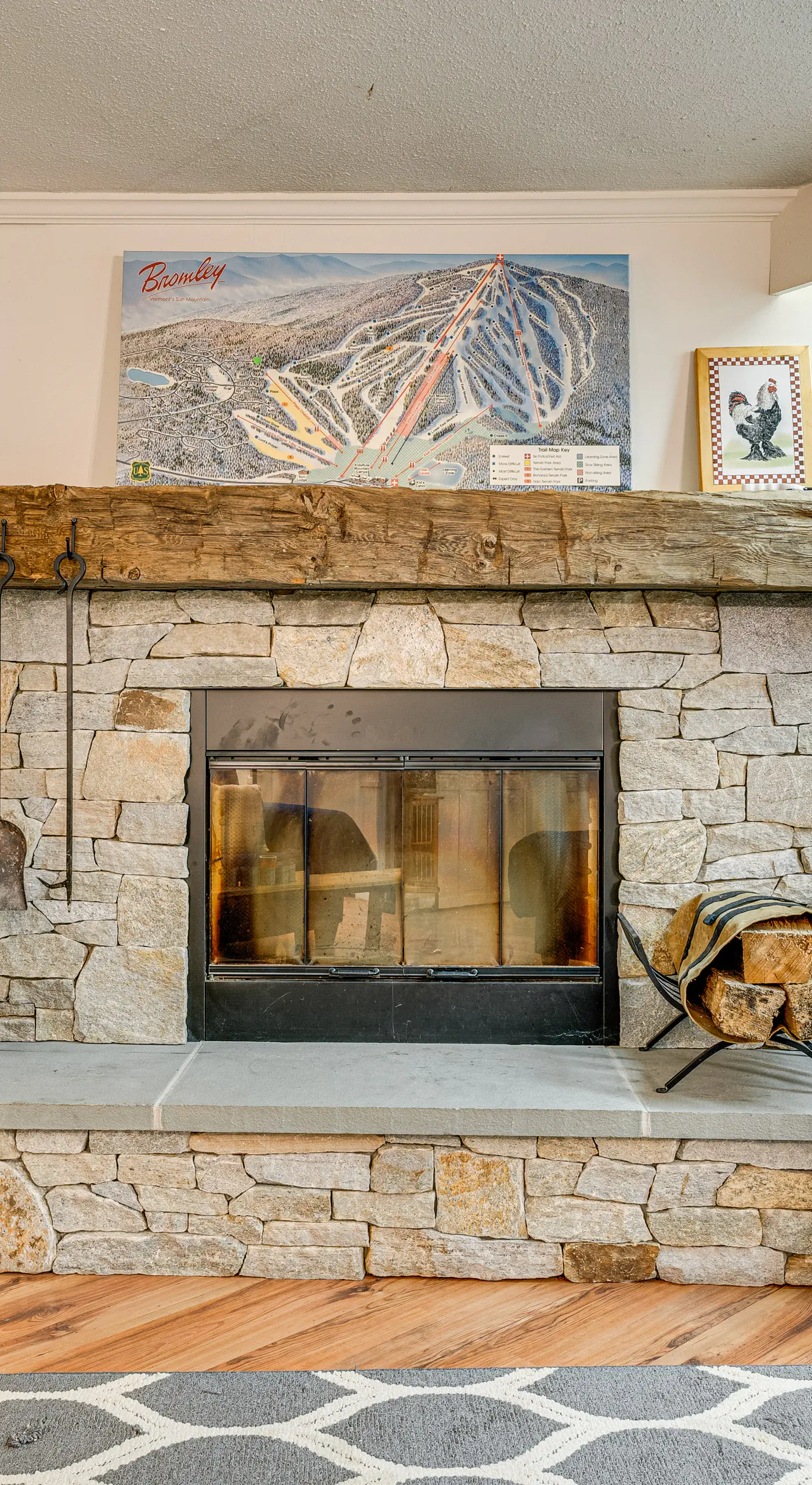 Renovated Ski-In/Ski-Out Peru Condo at Bromley Mtn