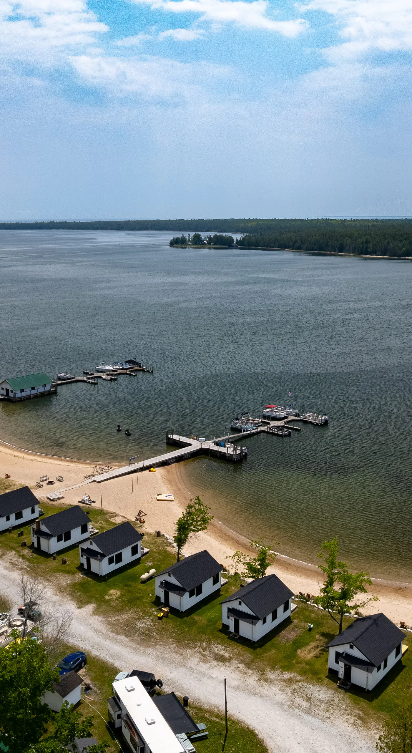Beach & Dock Access! Upper Peninsula Cabin Retreat