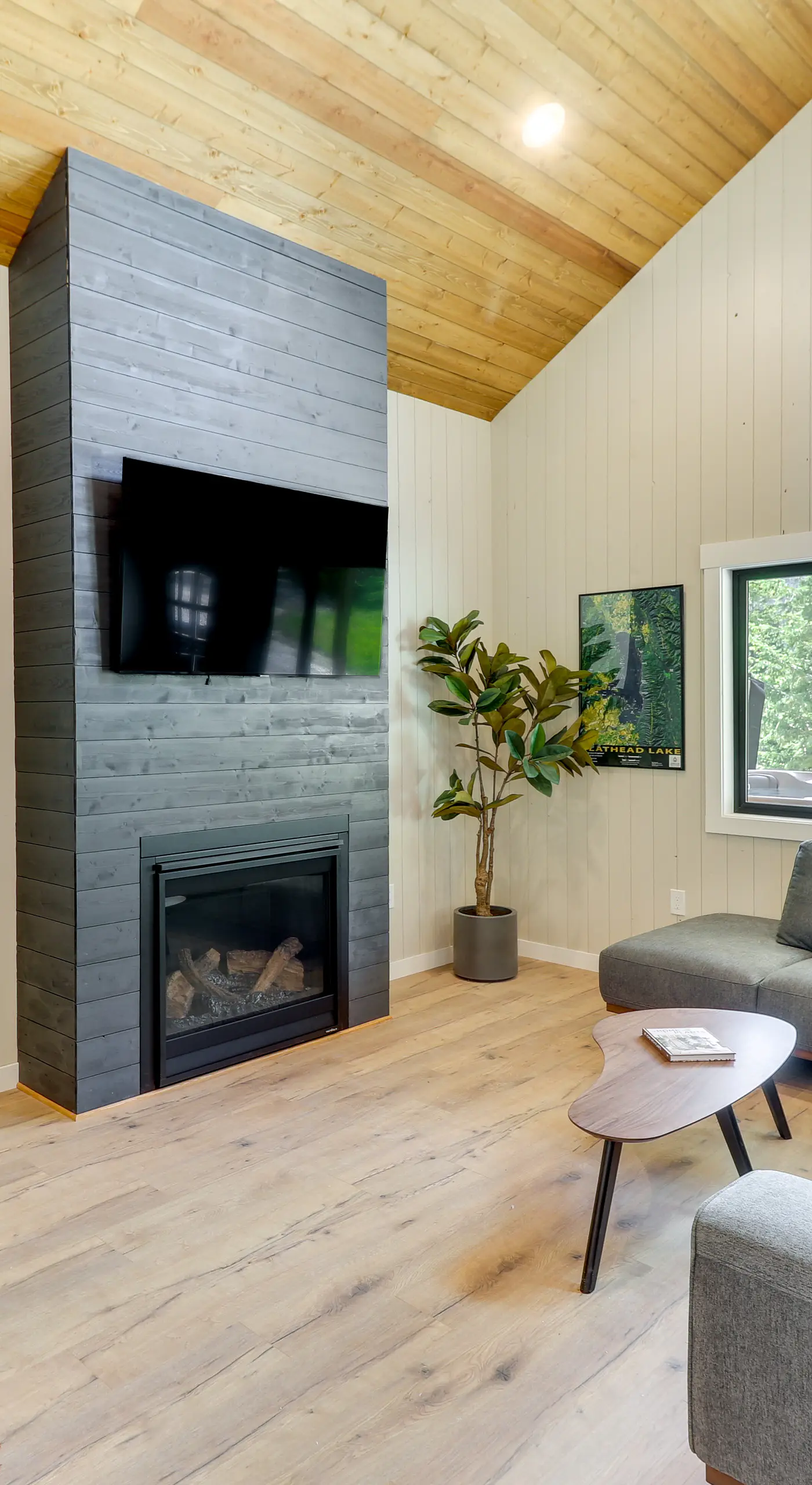 Modern Lakeside Cabin w/ Mountain Views & Hot Tub!