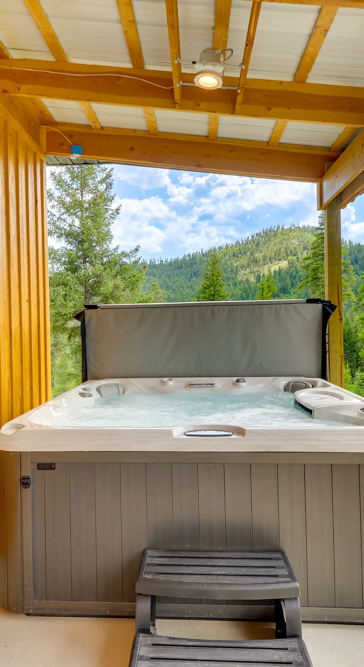 Modern Lakeside Cabin w/ Mountain Views & Hot Tub!