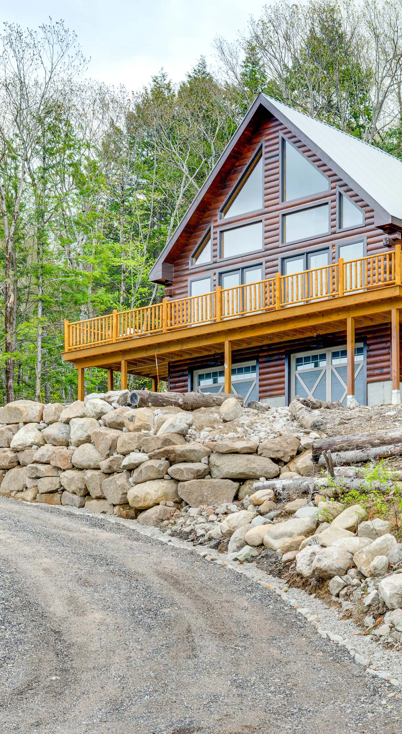 Mtn-View Deck: Scenic Conway Log Cabin!