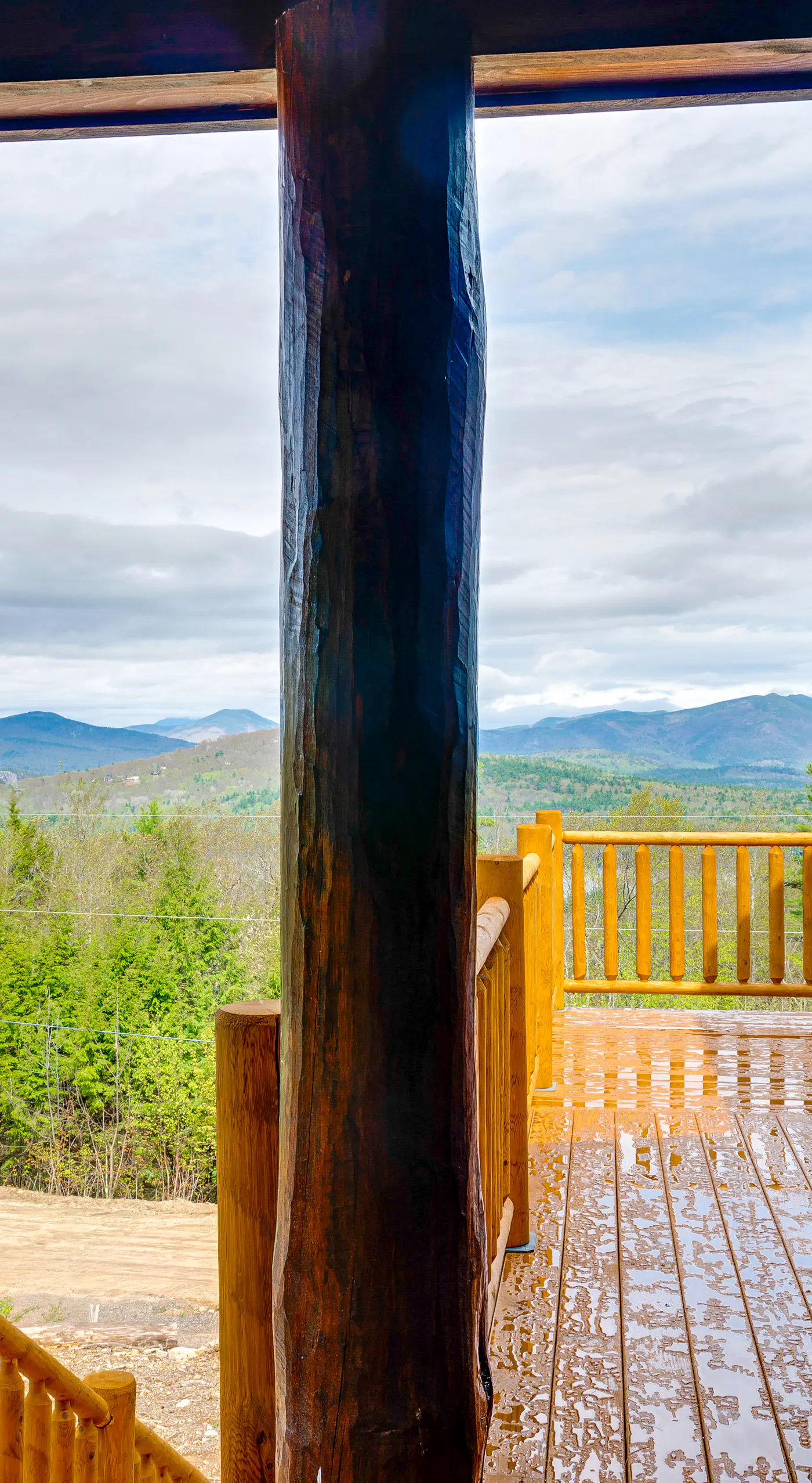 Mtn-View Deck: Scenic Conway Log Cabin!
