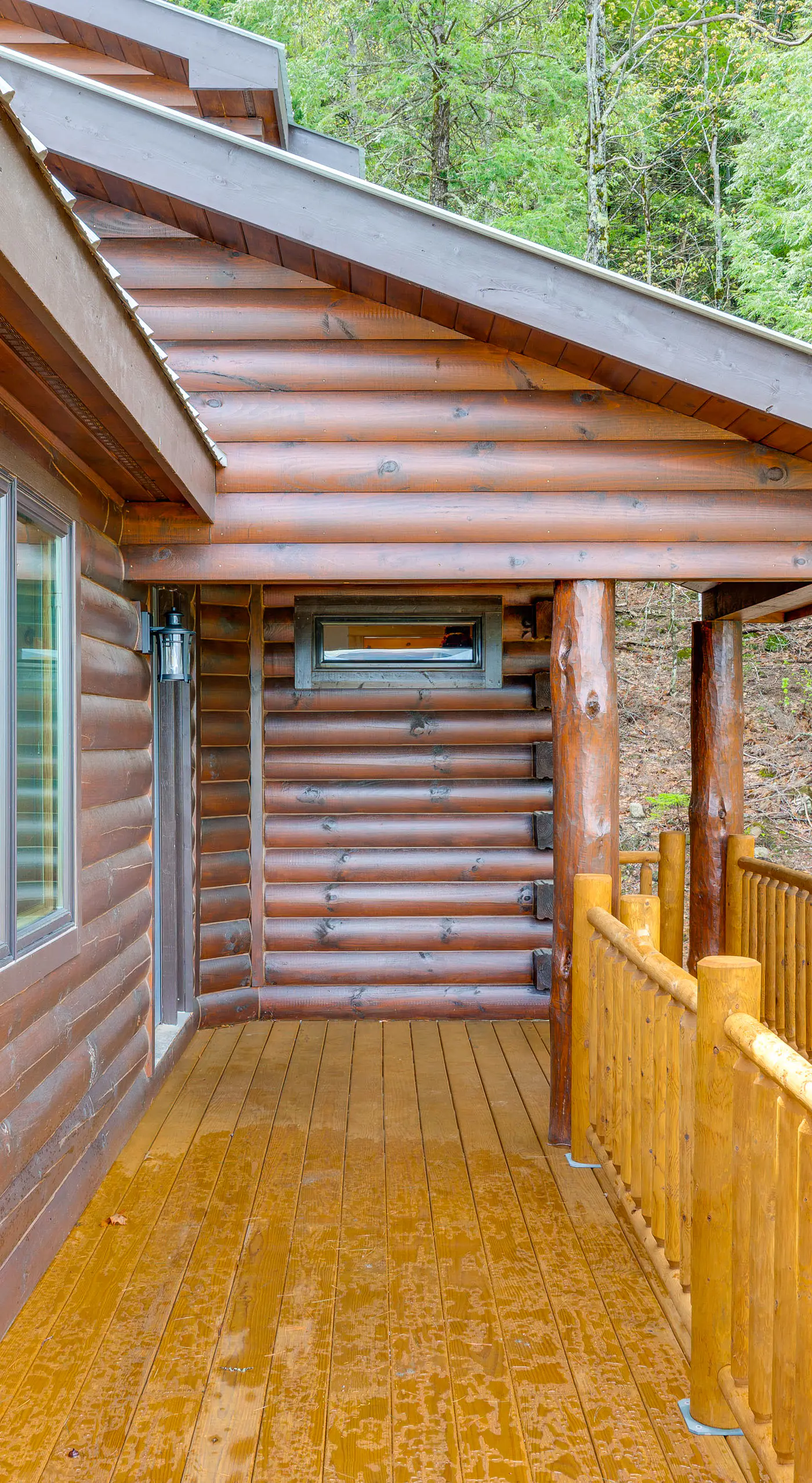 Mtn-View Deck: Scenic Conway Log Cabin!