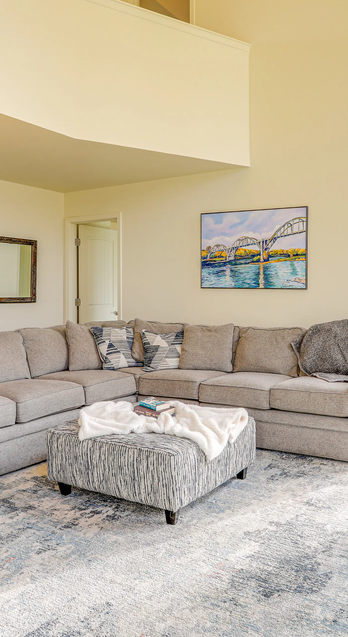Steps to White River: Mountain View Home w/ Deck!