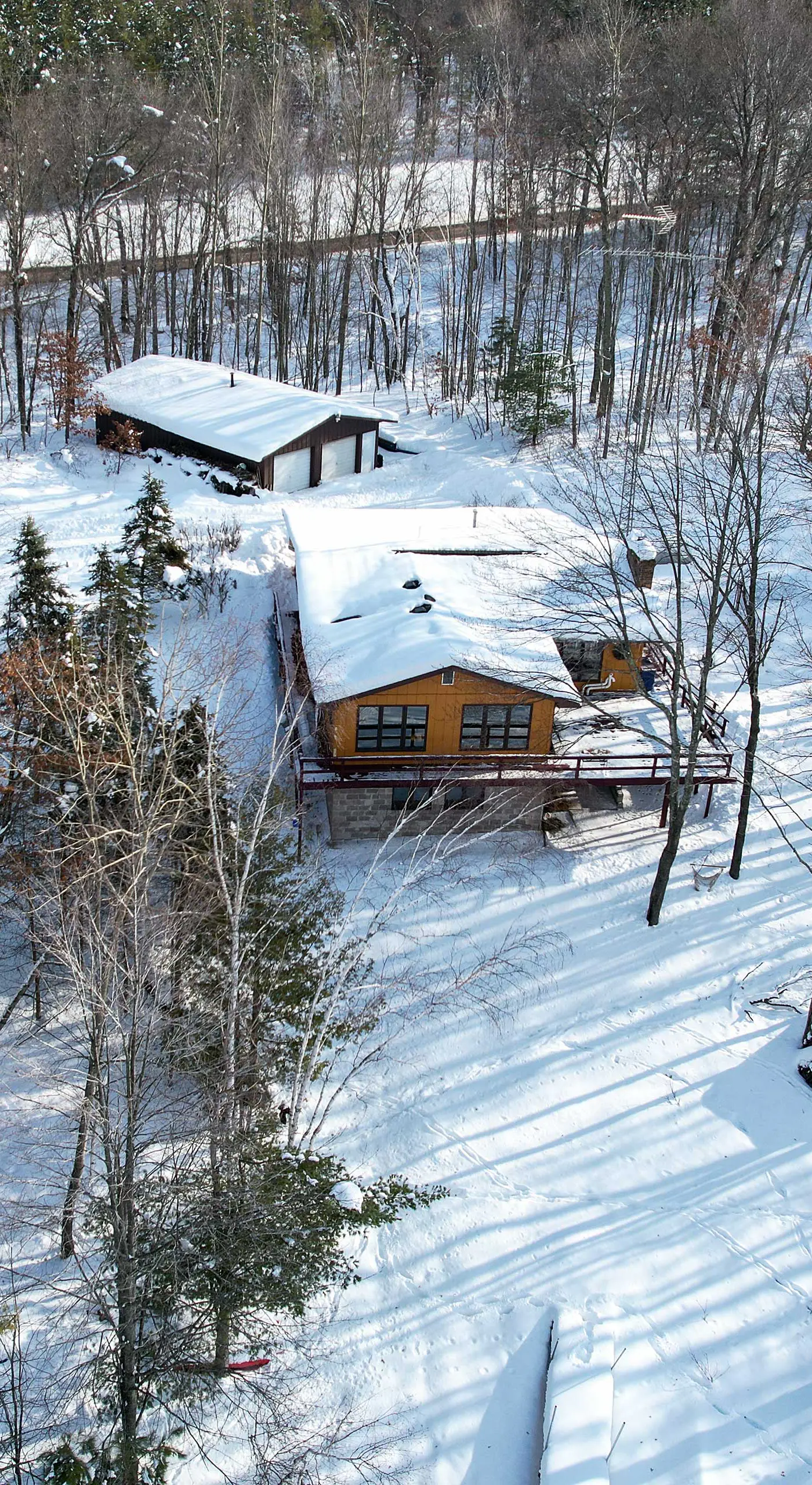 Snowmobile, Ice Fish & Explore! Lang Lake Cabin