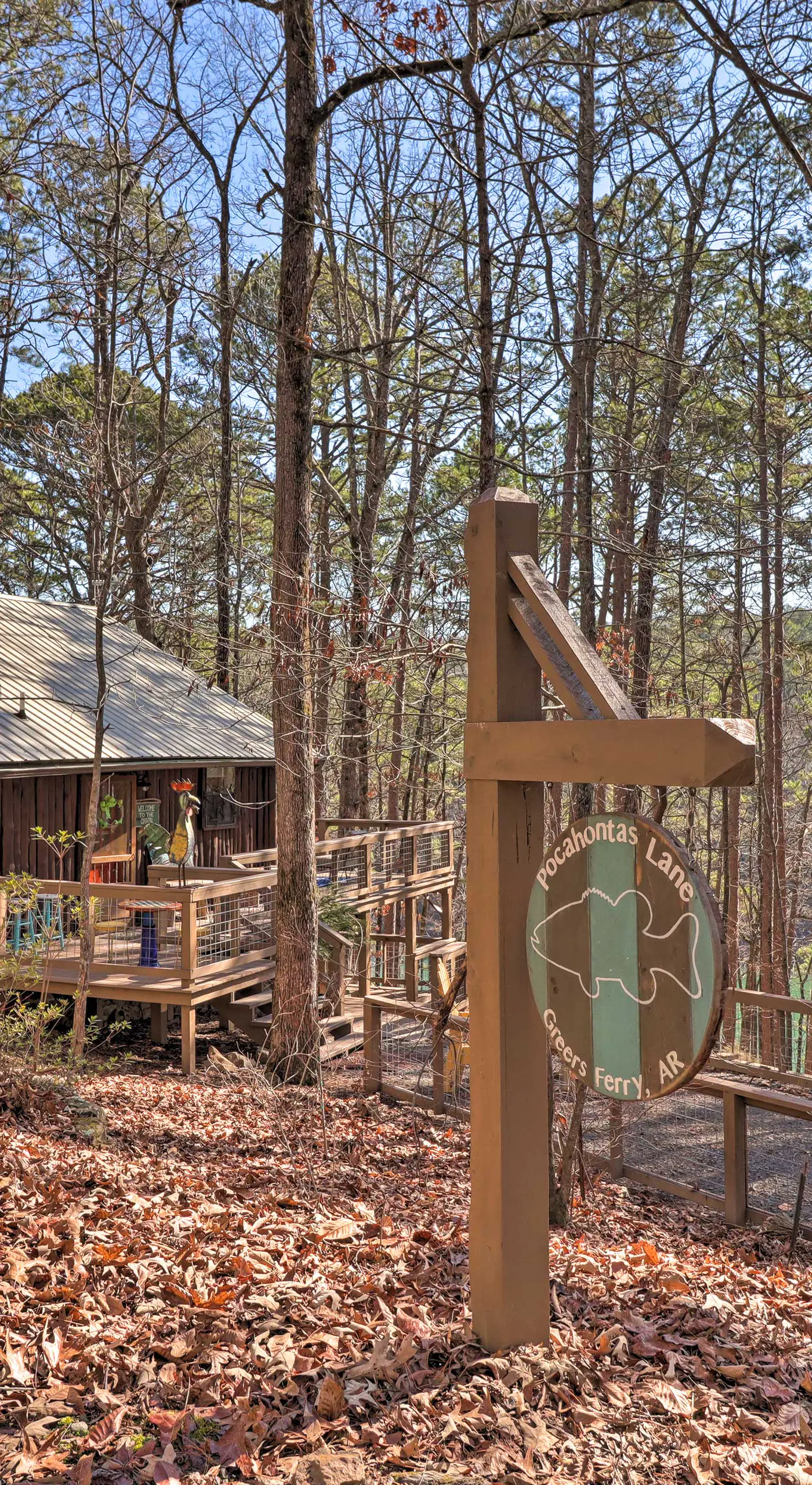 Scenic Greers Ferry Cabin w/ Deck + Fire Pit!