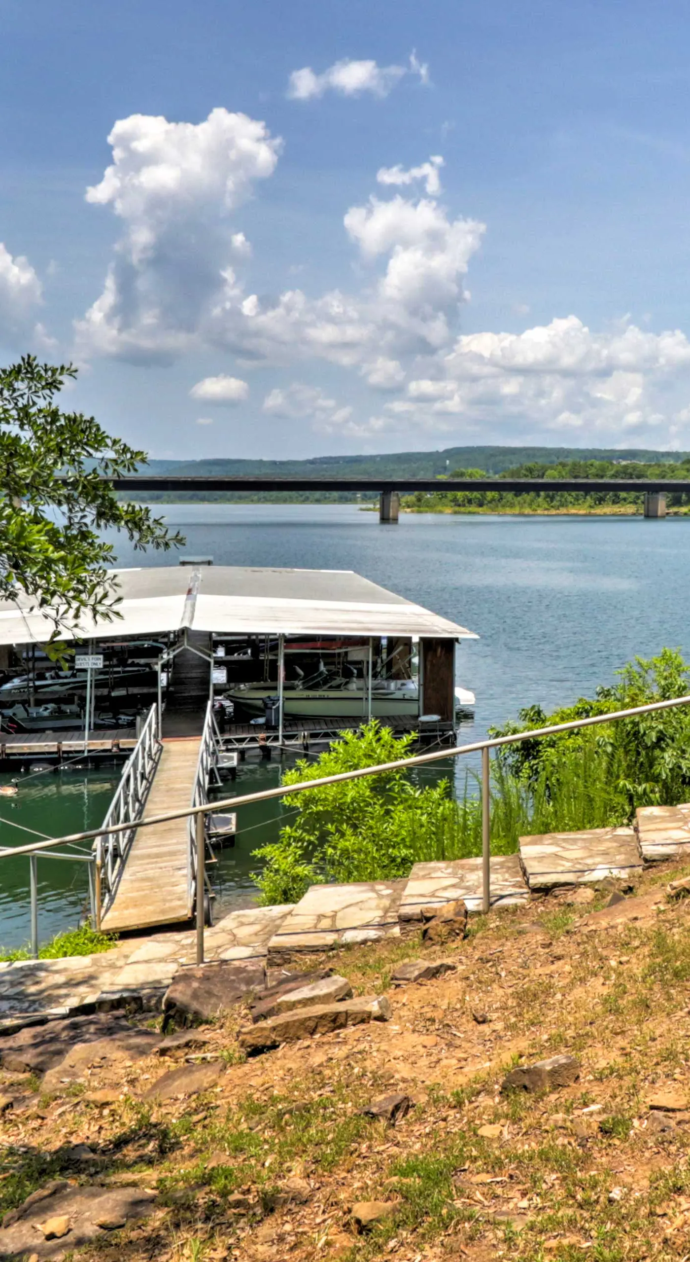 Devil’s Fork Resort Cabin w/ Designated Boat Slip!