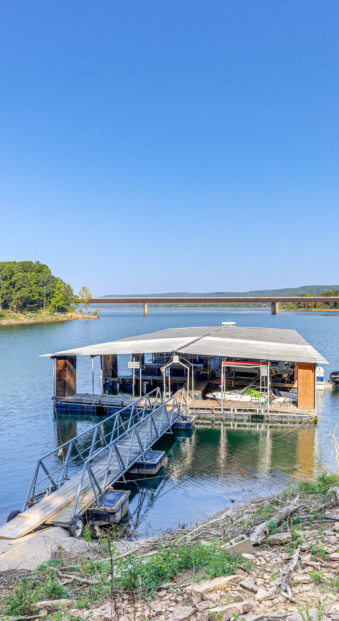 Shared Dock & Yard: Greers Ferry Lake Home!