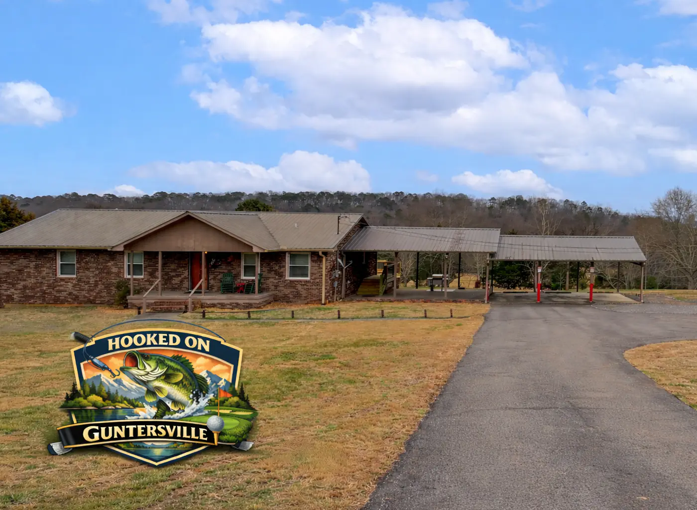 Spacious Fishing Getaway by Lake Guntersville!