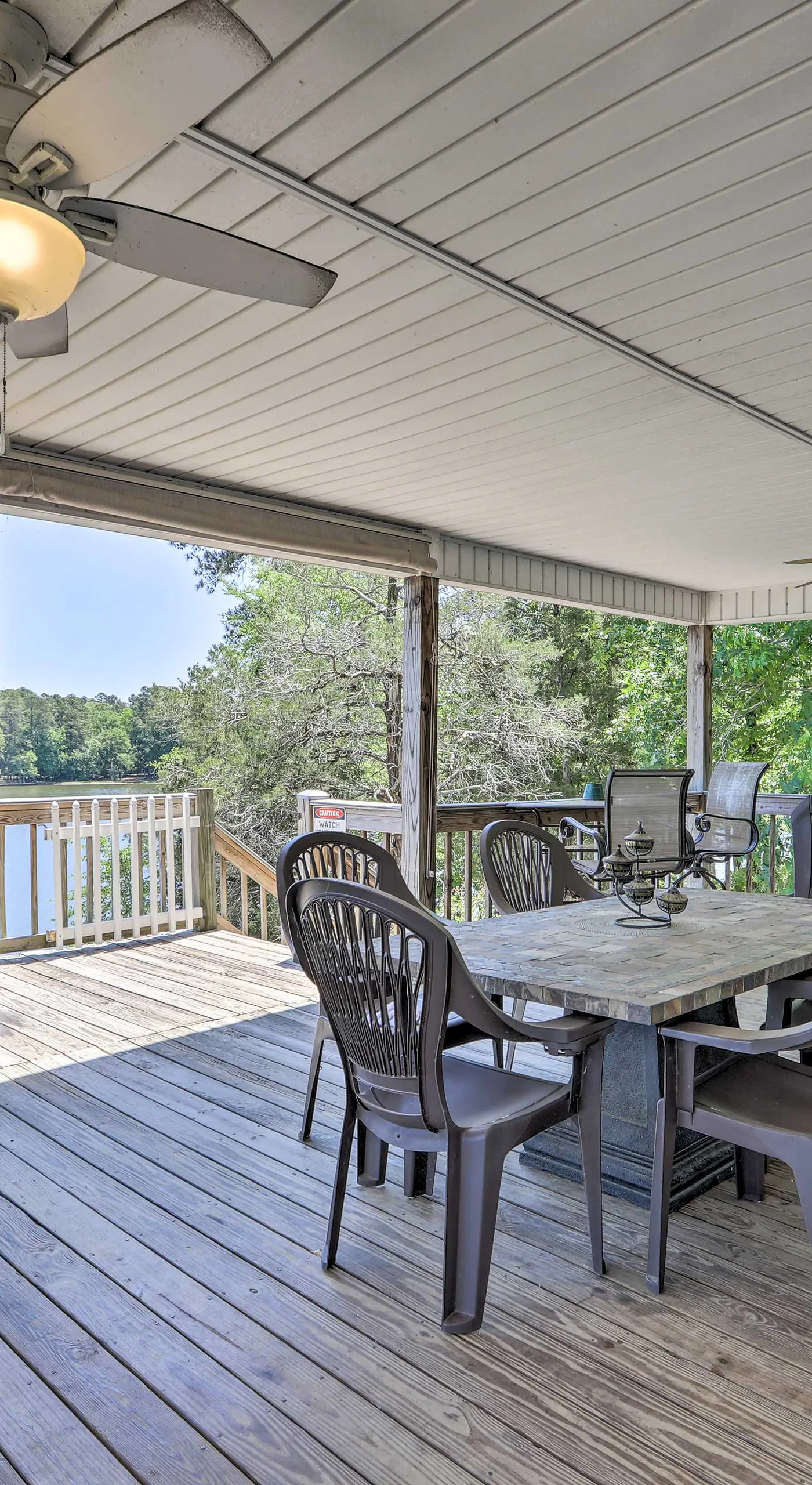 House w/ Dock + Slide Situated on Lake Sinclair!