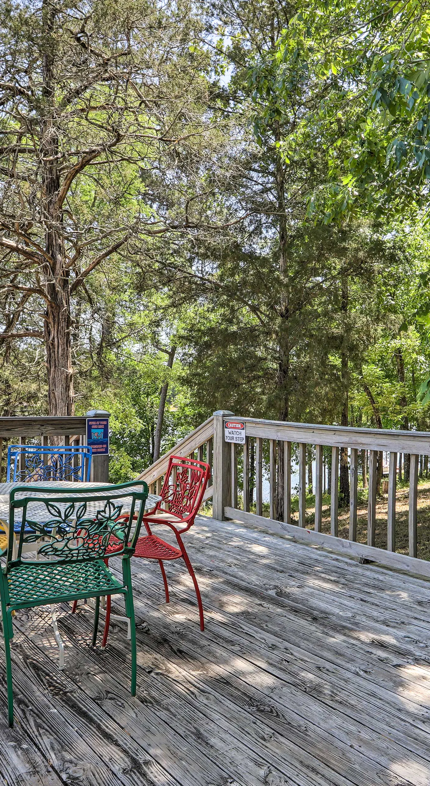 House w/ Dock + Slide Situated on Lake Sinclair!