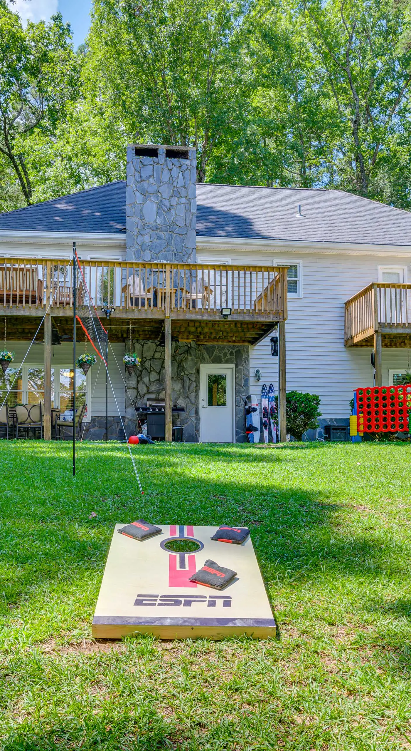 Waterfront Sparta Home w/ Game Room & Fire Pit!