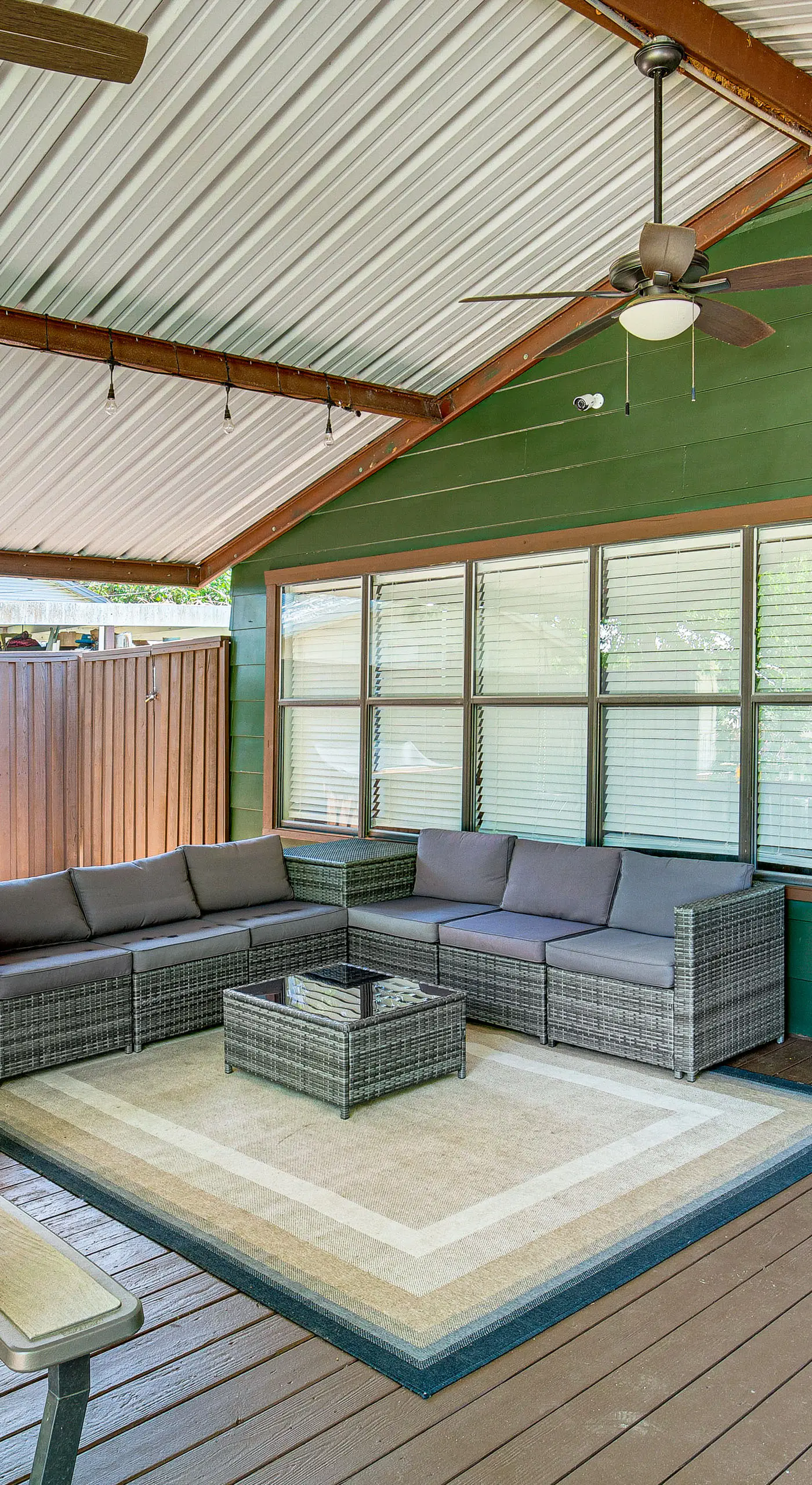 Spacious Deck: Waterfront Home in Gun Barrel City!