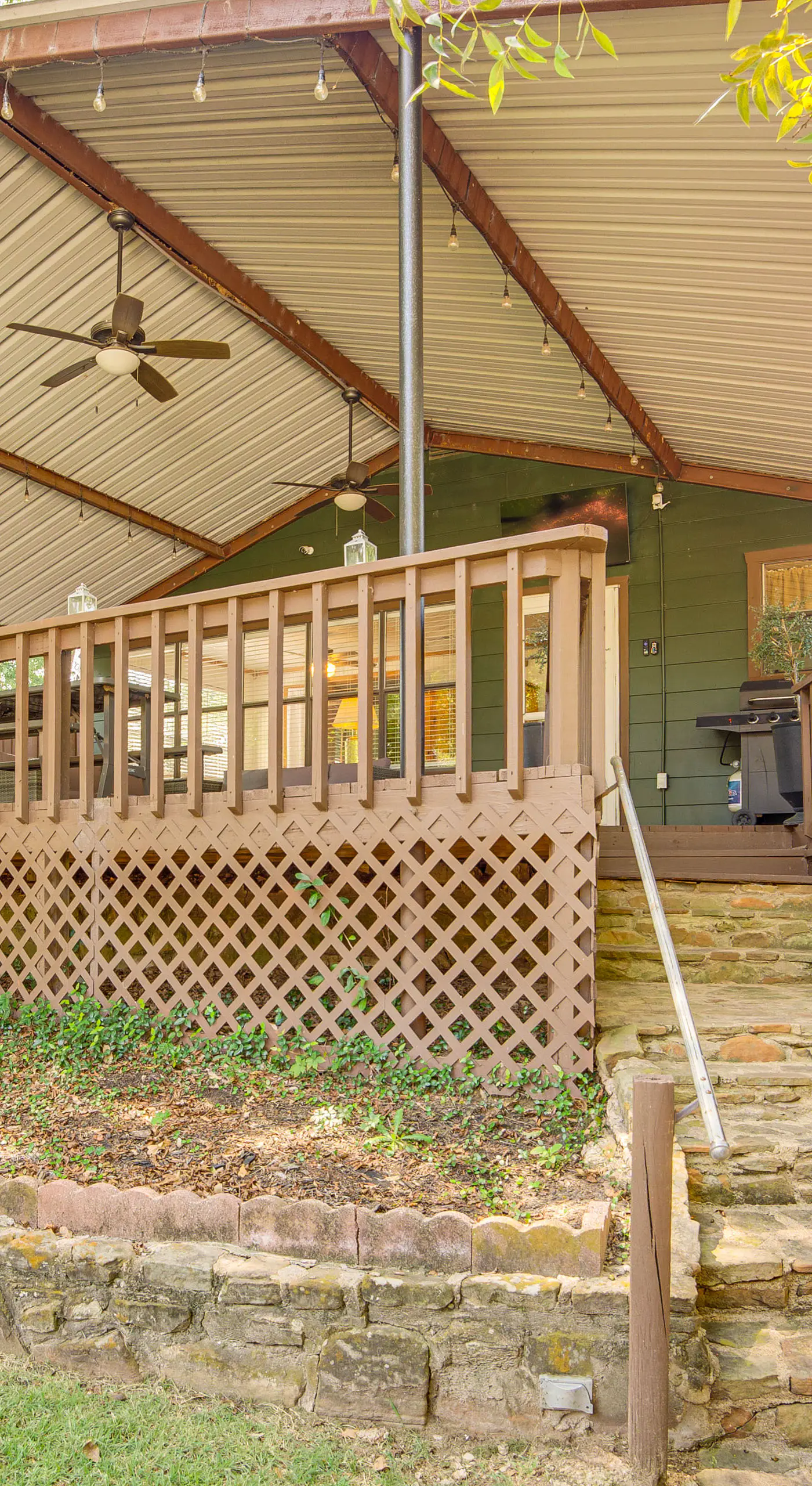 Spacious Deck: Waterfront Home in Gun Barrel City!