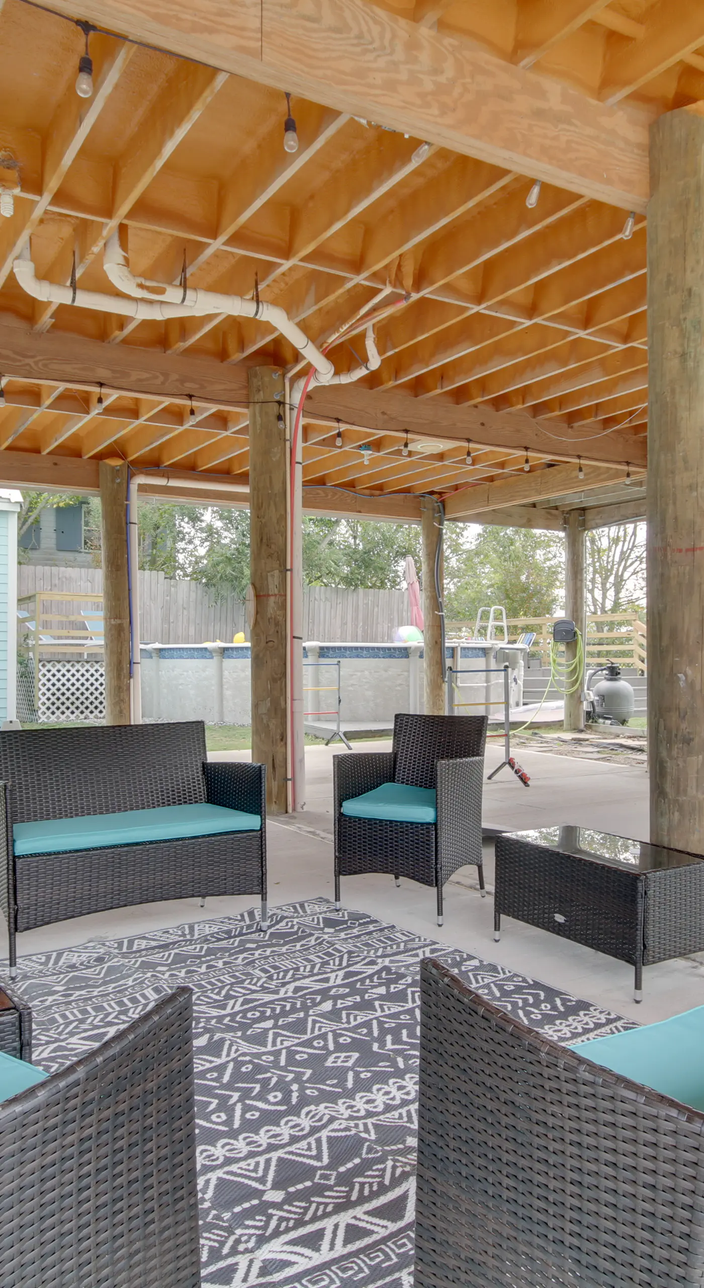 Sunny Waveland Home Rental w/ Pool: Walk to Beach!