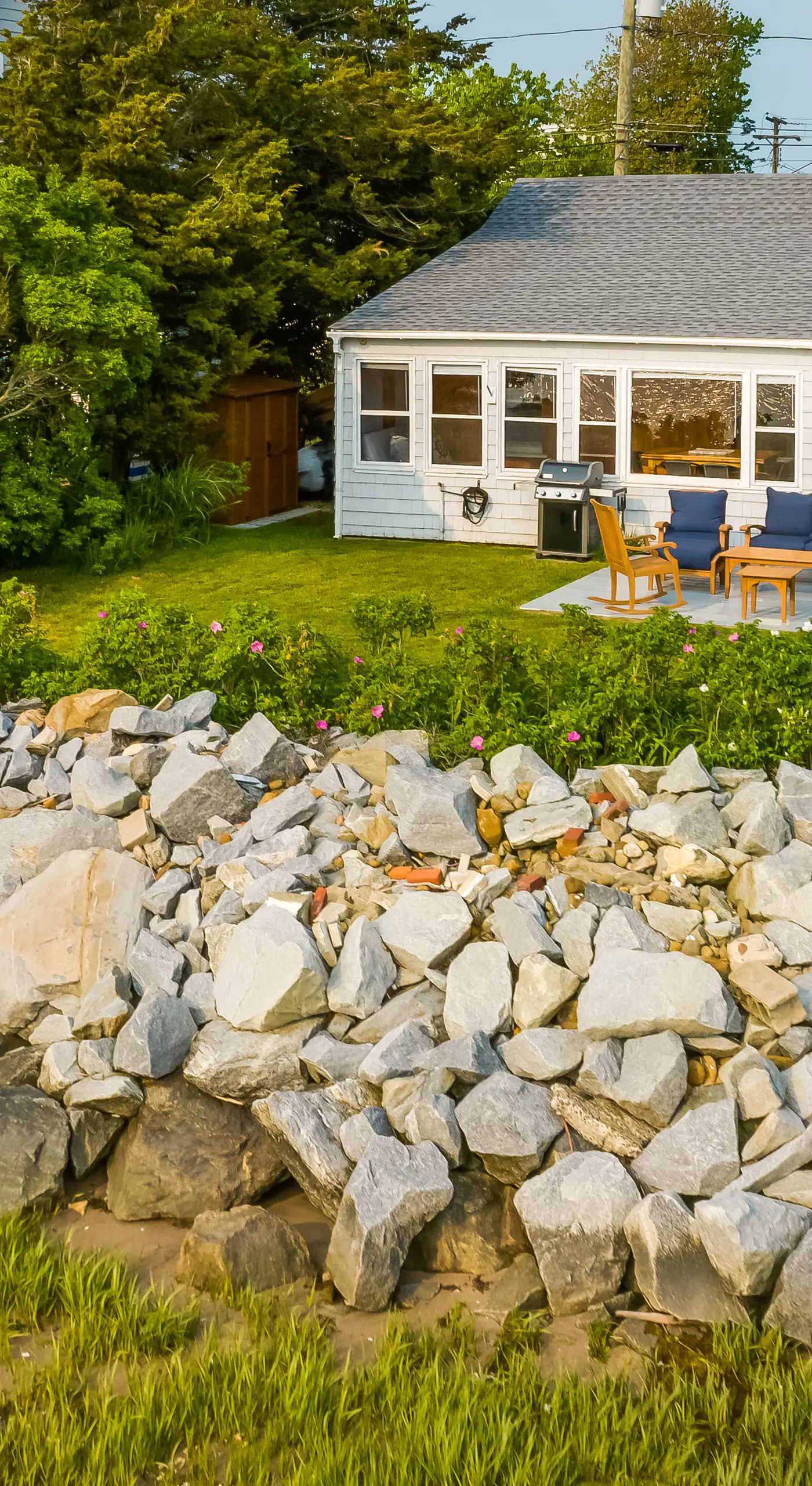 Waterfront Cottage w/ Sunroom + Patio & Grill