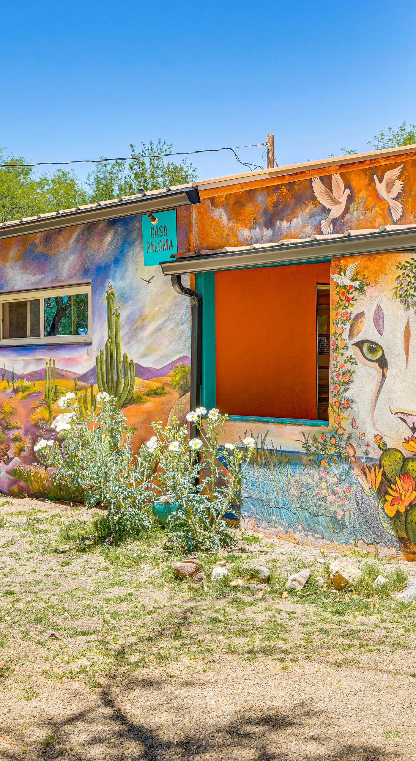 Casa Paloma Studio: Artsy & Airy w/ Hot Tub Access