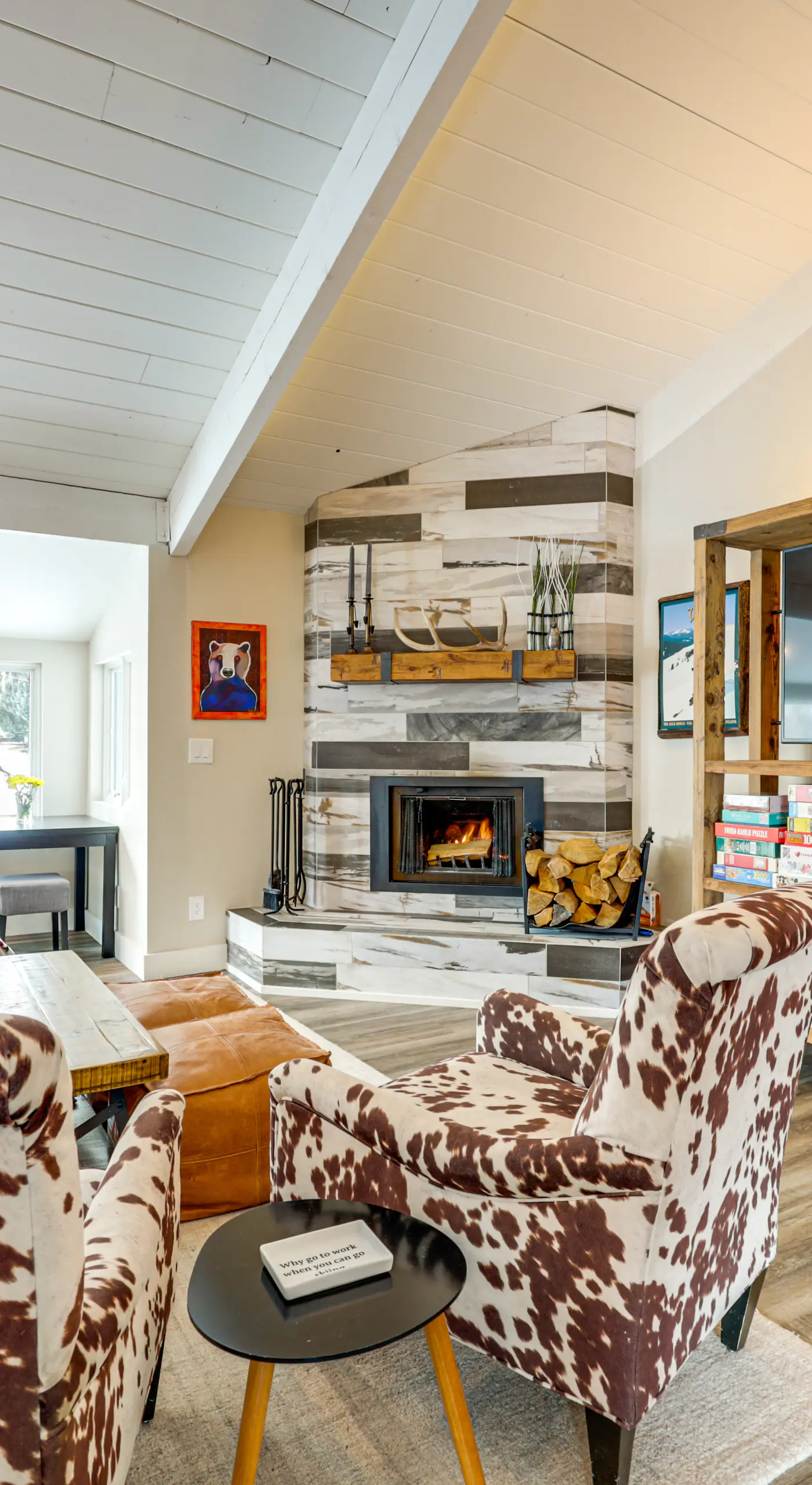 Modern Mountain Escape on Golf Course w/ Hot Tub!