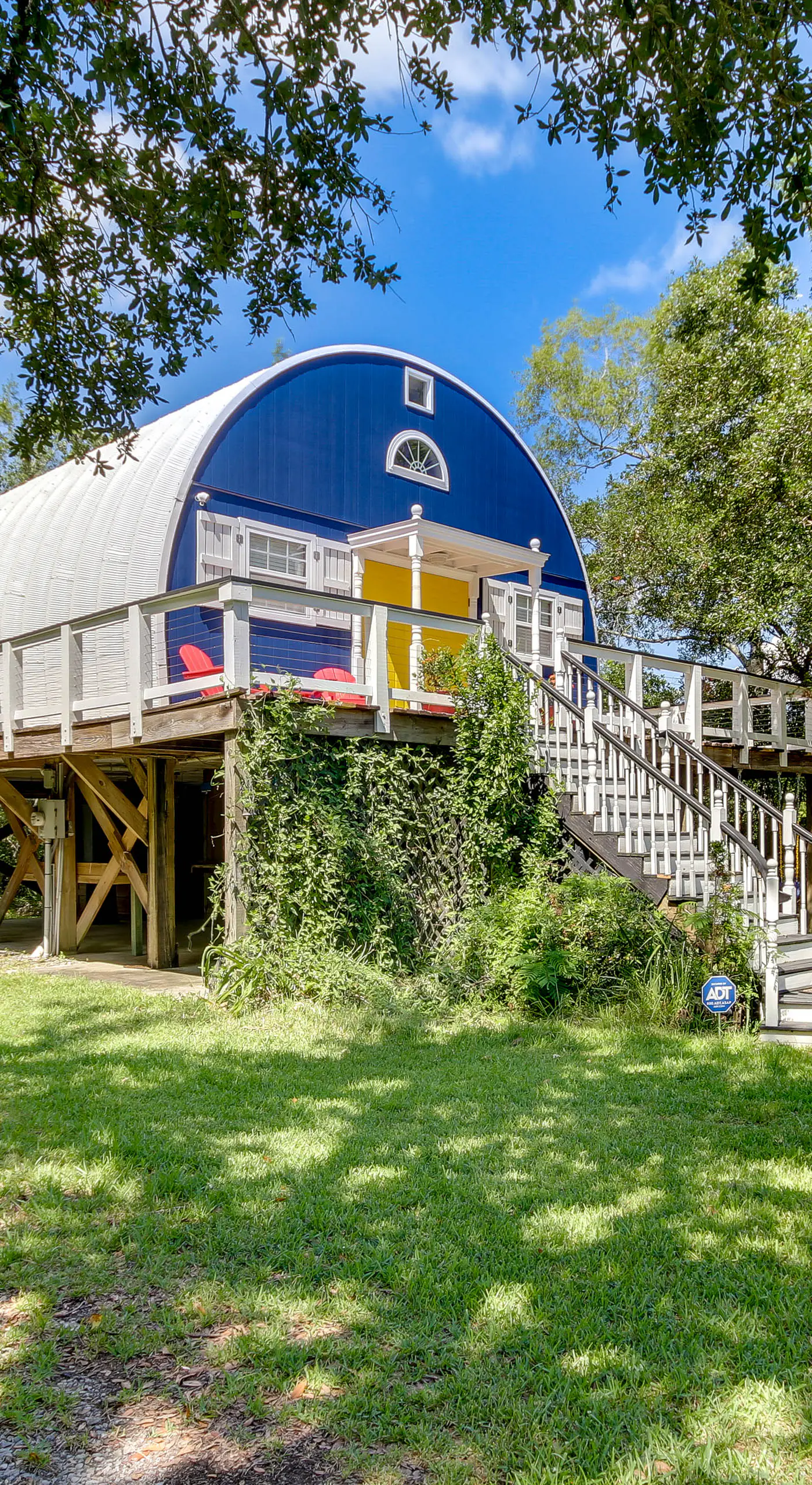 Wraparound Deck: Unique Bay St Louis Home on Canal