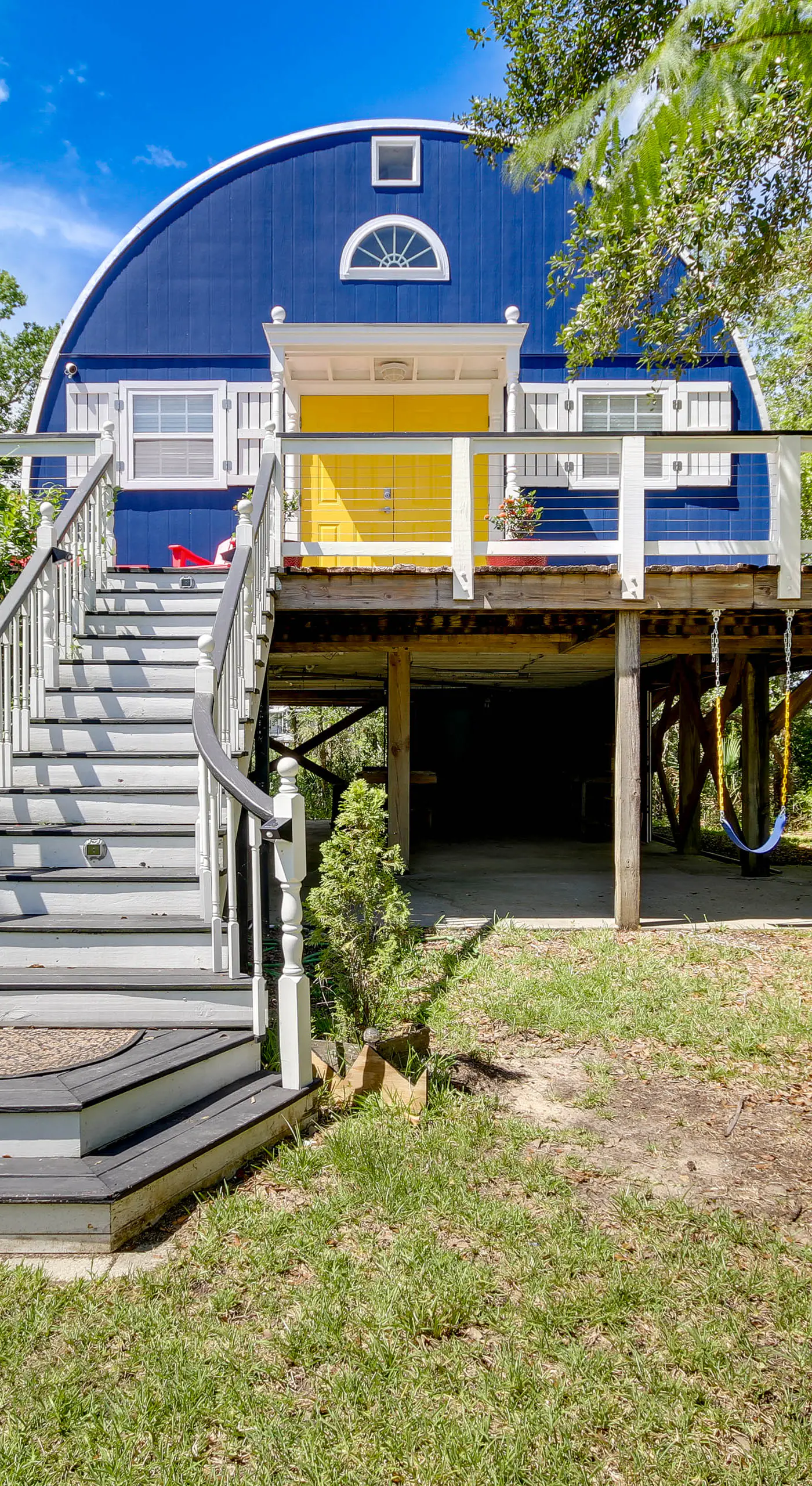 Wraparound Deck: Unique Bay St Louis Home on Canal
