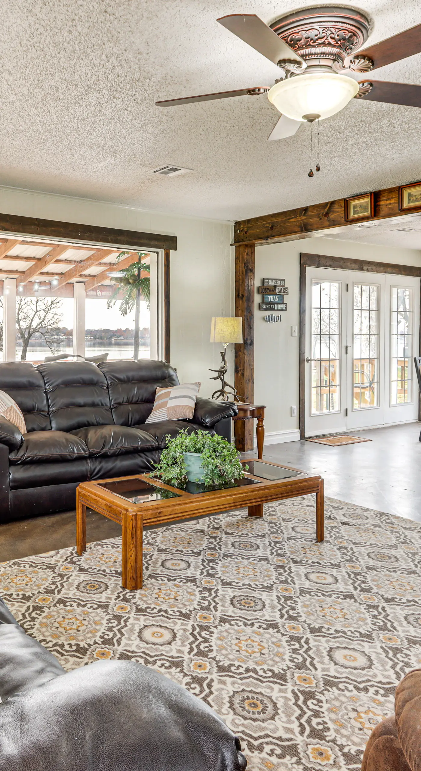 Deck & Yard: Wolf Creek Waterfront Home in Grove!