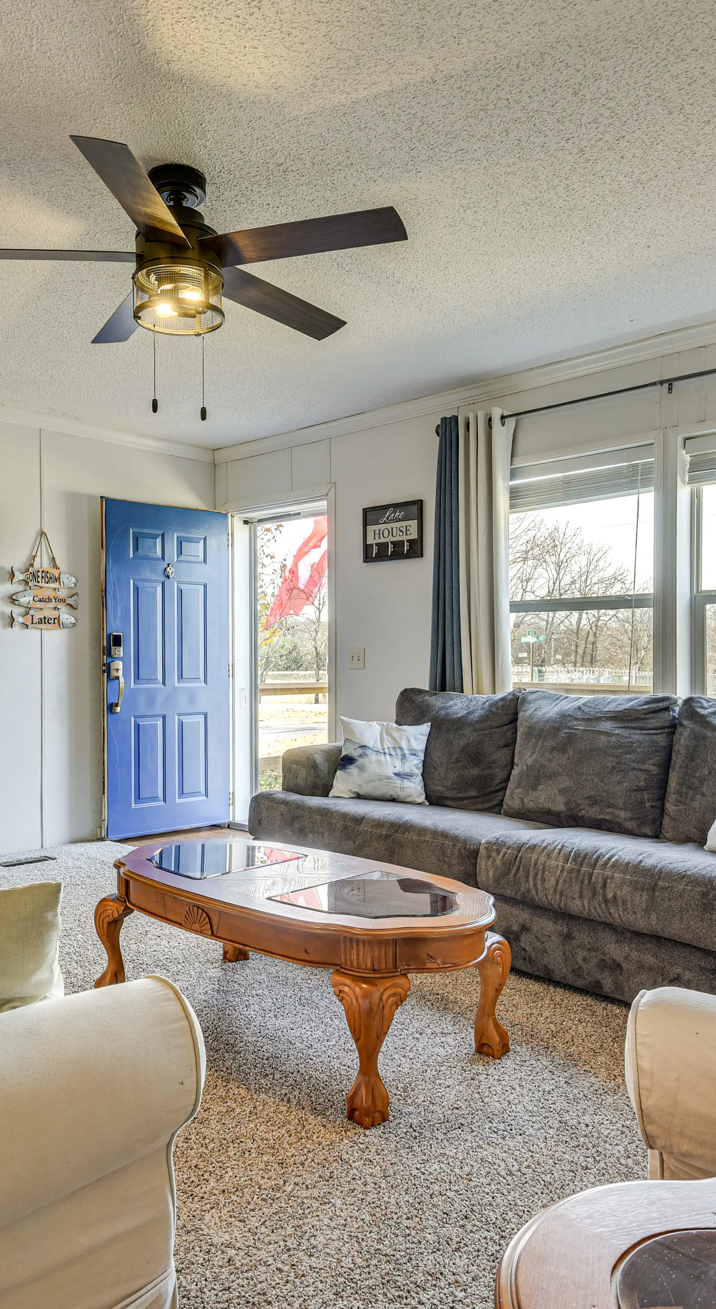 Steps to Lake Eufaula: Family Home w/ Deck & Yard
