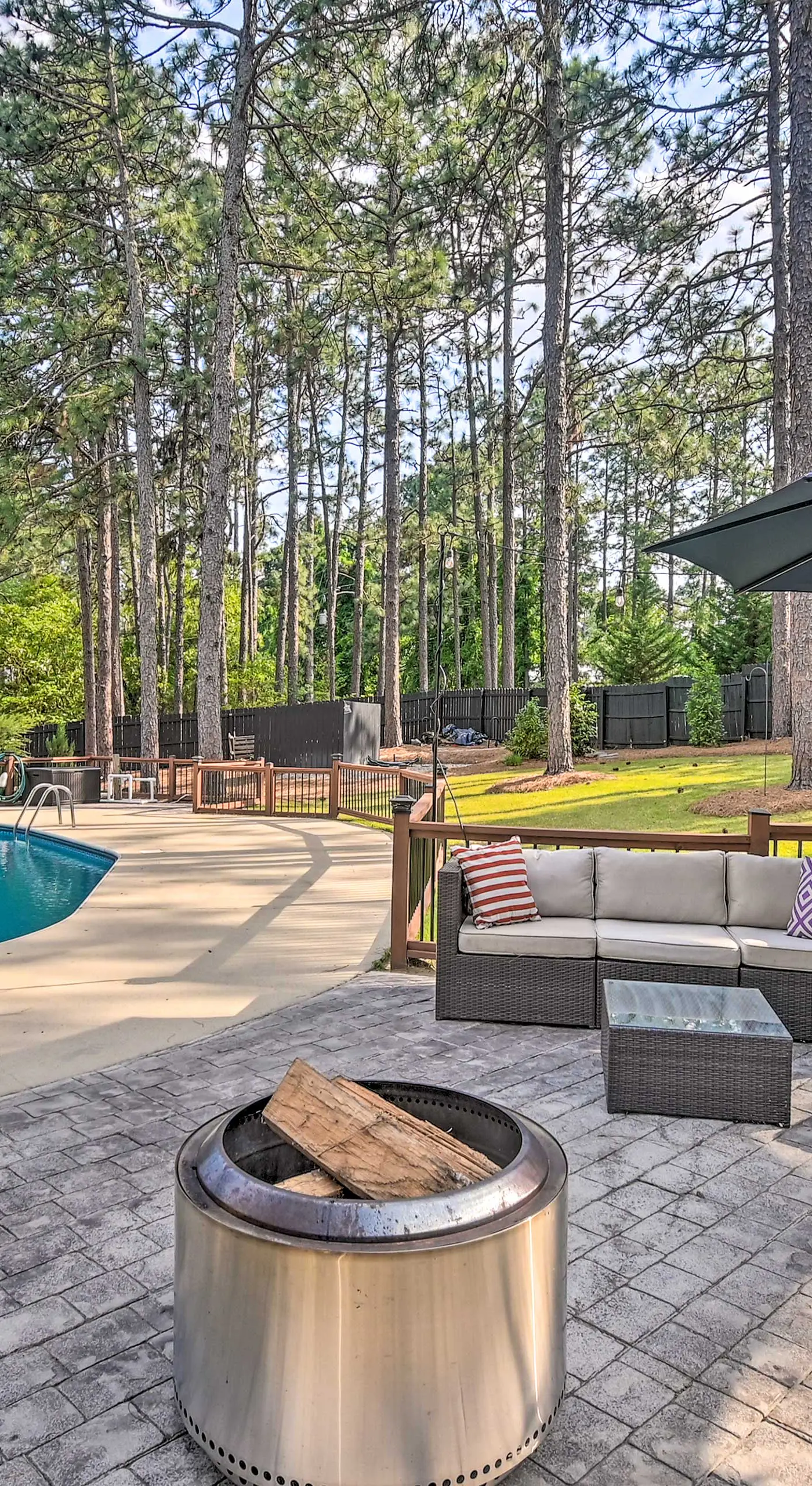 Peaceful Southern Pines Home w/ Pool + Yard!