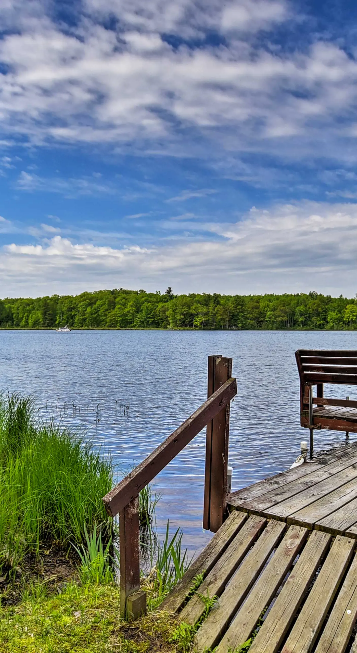 Burns Lake Cabin w/ Dock, Fire Pit, Rowboat & More