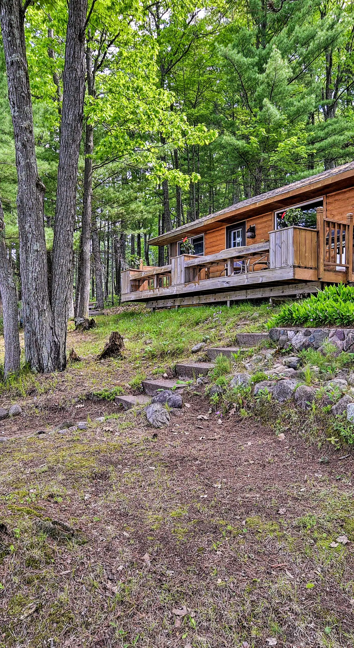 Burns Lake Cabin w/ Dock, Fire Pit, Rowboat & More