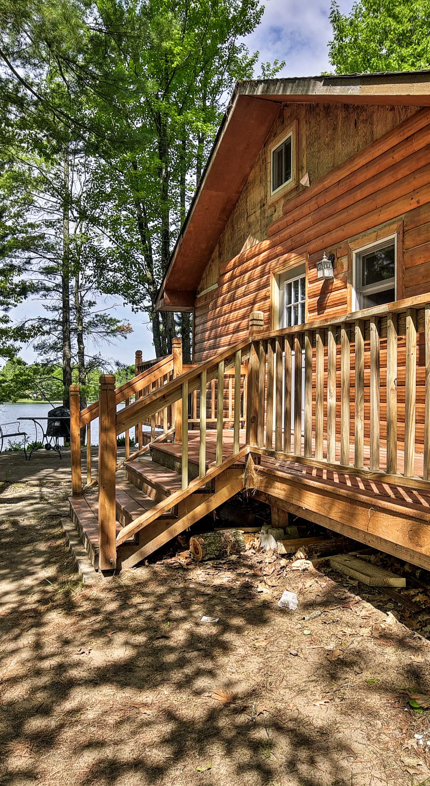 Burns Lake Cabin w/ Dock, Fire Pit, Rowboat & More