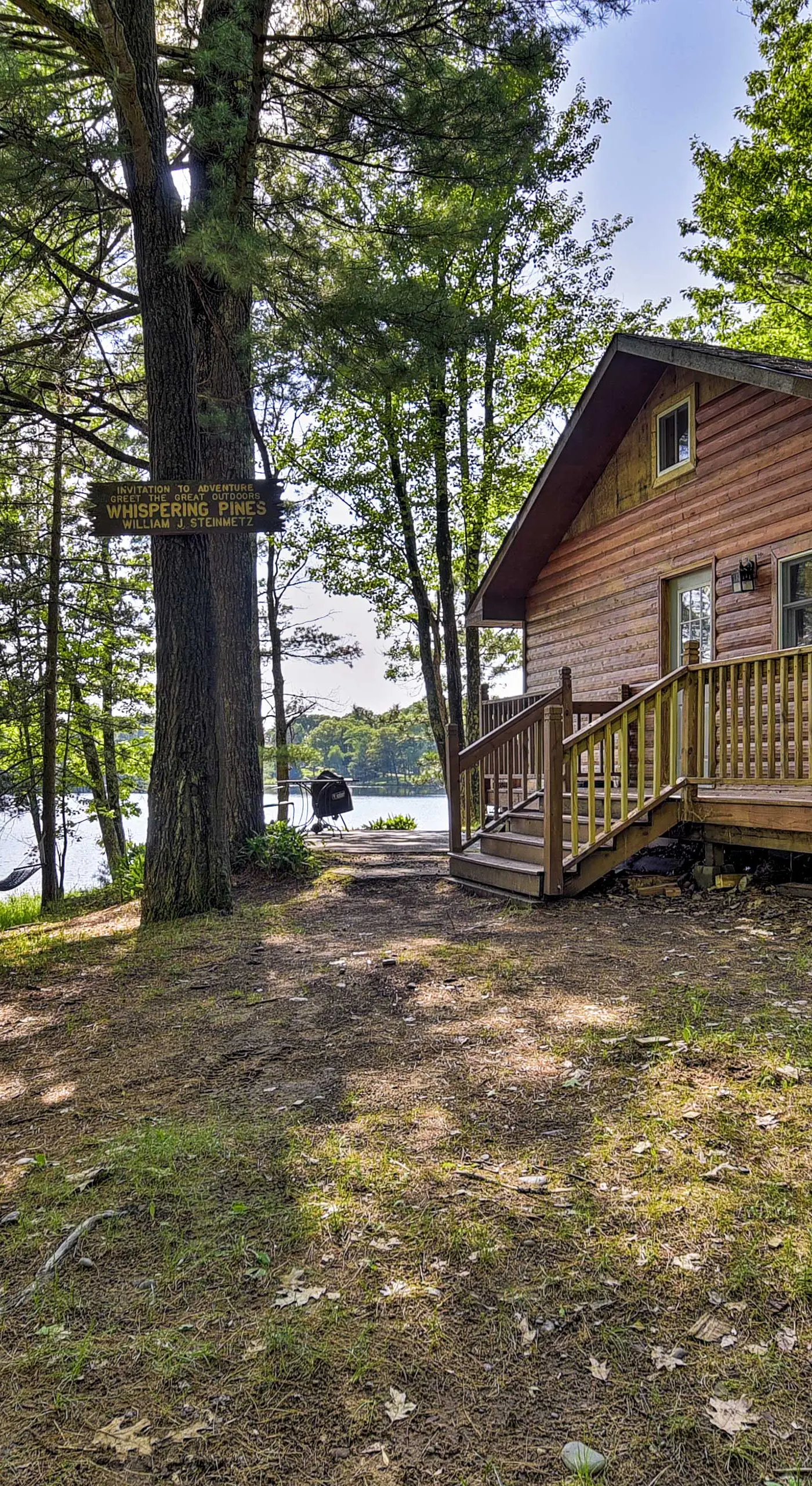 Burns Lake Cabin w/ Dock, Fire Pit, Rowboat & More